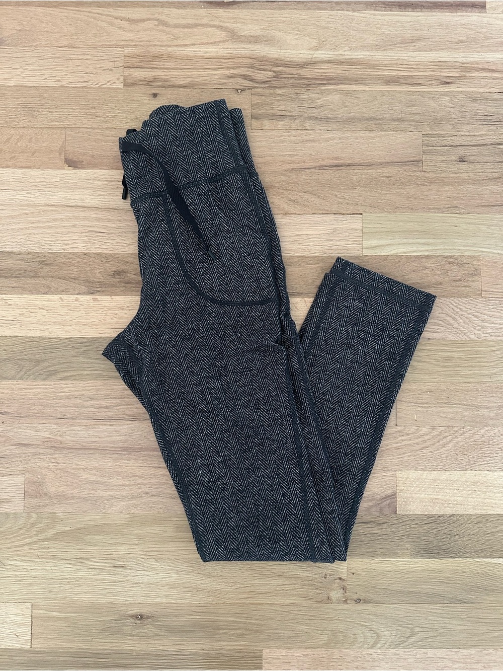 Lululemon Skinny Will Pants Size 8 Houndstooth Gray